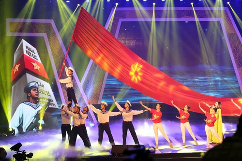 Biểu diễn nghệ thuật tại lễ kỷ niệm. Ảnh: Trần Lê Lâm – TTXVN