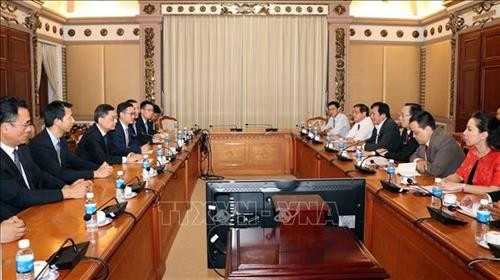 Quang cảnh buổi tiếp. Ảnh: Xuân Khu-TTXVN