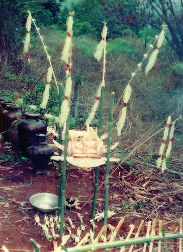 Đàn cúng của người M'nông trong nghi lễ cúng ngõ Đàn cúng của người M'nông trong nghi lễ cúng ngõ
