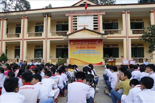 Quang cảnh lễ khánh thành. Ảnh: Đức Tưởng - TTXVN Quang cảnh lễ khánh thành. Ảnh: Đức Tưởng - TTXVN