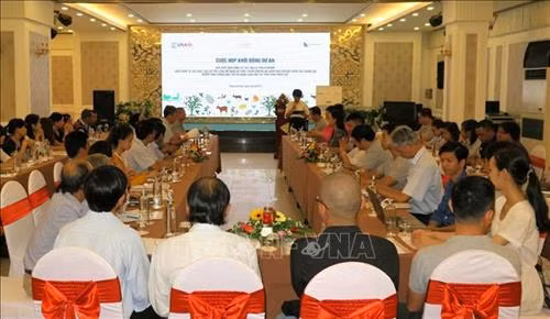 Quang cảnh Lễ khởi động. Ảnh: Tường Vi - TTXVN