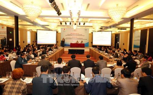 Hội thảo quốc tế “Cải cách chính sách bảo hiểm xã hội – kinh nghiệm quốc tế và khuyến nghị cho Việt Nam”. Ảnh: Anh Tuấn – TTXVN