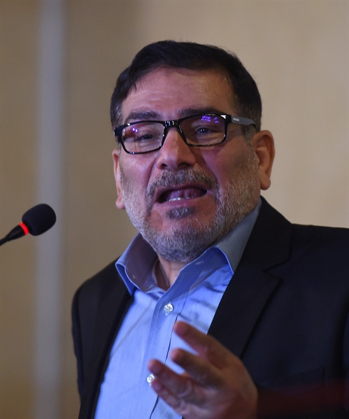 Trong ảnh (tư liệu): Thư ký Hội đồng An ninh Quốc gia tối cao Iran Ali Shamkhani phát biểu tại cuộc họp báo ở Islamabad, Pakistan ngày 28/10/2015. AFP/TTXVN