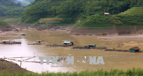 Các hộ nuôi cá lồng ở Đà Vị (Na Hang, Tuyên Quang) bị thiệt hại nặng sau trận mưa. Ảnh: Văn Tý-TTXVN Các hộ nuôi cá lồng ở Đà Vị (Na Hang, Tuyên Quang) bị thiệt hại nặng sau trận mưa. Ảnh: Văn Tý-TTXVN