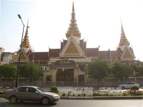 Tòa nhà Quốc hội Campuchia. Ảnh: Phan Minh Hưng-Phóng viên TTXVN tại Campuchia