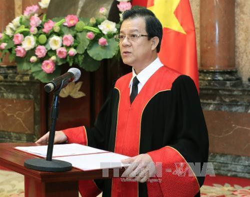 Phó Chánh án Lê Hồng Quang. Ảnh: TTXVN