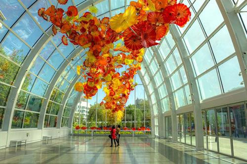 Thăm vườn thủy tinh Chihuly độc nhất vô nhị trên đất Mỹ ảnh 3 Thăm vườn thủy tinh Chihuly độc nhất vô nhị trên đất Mỹ ảnh 3