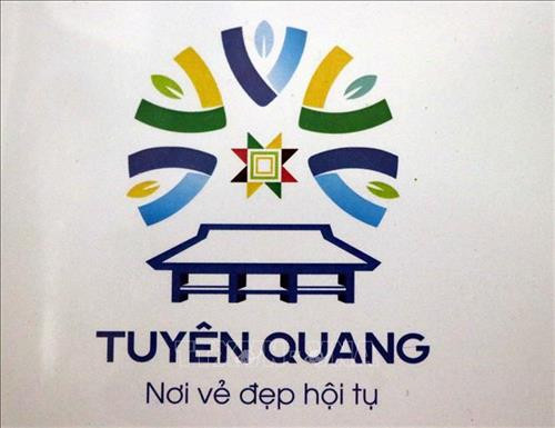 Logo và khẩu hiệu du lịch của tỉnh Tuyên Quang. Ảnh Quang Đán – TTXVN Logo và khẩu hiệu du lịch của tỉnh Tuyên Quang. Ảnh Quang Đán – TTXVN