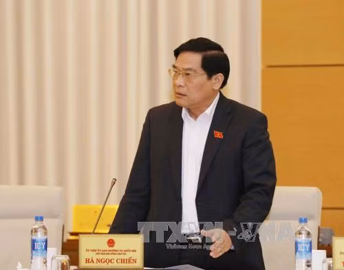 Chủ tịch Hội đồng Dân tộc của Quốc hội Hà Ngọc Chiến. Ảnh: Phương Hoa -TTXVN