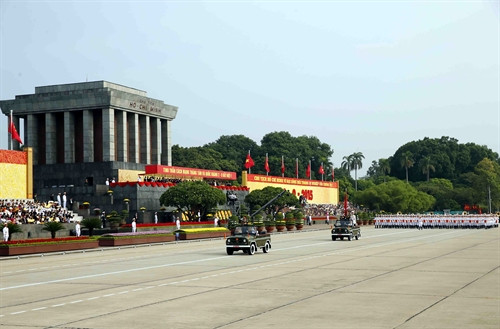 Xe chỉ huy Lễ duyệt binh.diễu hành