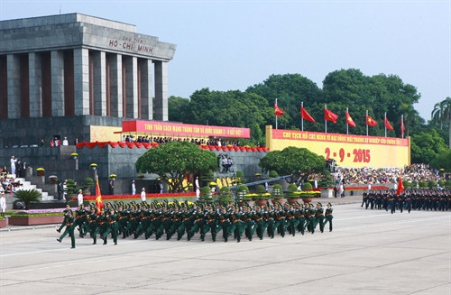 Duyệt binh của khối lực lượng quân đội