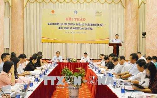 Quang cảnh hội thảo. Ảnh: Tuấn Anh - TTXVN Quang cảnh hội thảo. Ảnh: Tuấn Anh - TTXVN