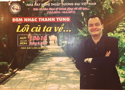 Đêm nhạc “Lối cũ ta về” đã kể câu chuyện xuyên suốt về đời sống âm nhạc của nhạc sĩ Thanh Tùng