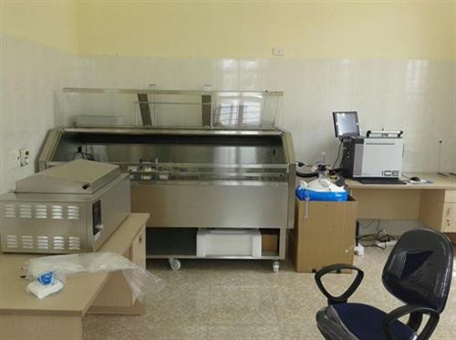 Đàn bò 6 con giống Brahman thuần, nhập từ Úc về được công nhân Trung tâm giống và sữa bò Phù Đổng, huyện Gia Lâm (Hà Nội) tắm rửa và hàng ngày phục vụ những bữa ăn tươi ngon, giàu chất dinh dưỡng. Với khoảng 10 - 15 con bò đực, ước tính mỗi năm, Công ty cổ phần giống gia súc Hà Nội có thể sản xuất được 200.000 liều, khẳng định Hà Nội hoàn toàn tự chủ được nguồn tinh phục vụ phát triển chăn nuôi bò thịt. Bể ổn nhiệt, tủ cân bằng lạnh và máy làm đông lạnh tinh.