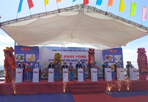 Khởi công Trung tâm Chế biến Rau quả của DOVECO tại Gia Lai. Ảnh: baogialai.com.vn Khởi công Trung tâm Chế biến Rau quả của DOVECO tại Gia Lai. Ảnh: baogialai.com.vn