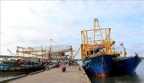 Đội tàu cá vỏ thép của ngư dân Quảng Trị được đóng mới theo Nghị định 67/NĐ-CP. Ảnh: Nguyên Lý-TTXVN Đội tàu cá vỏ thép của ngư dân Quảng Trị được đóng mới theo Nghị định 67/NĐ-CP. Ảnh: Nguyên Lý-TTXVN