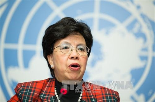 Tổng Giám đốc Tổ chức Y tế Thế giới (WHO) Margaret Chan. THX/TTXVN