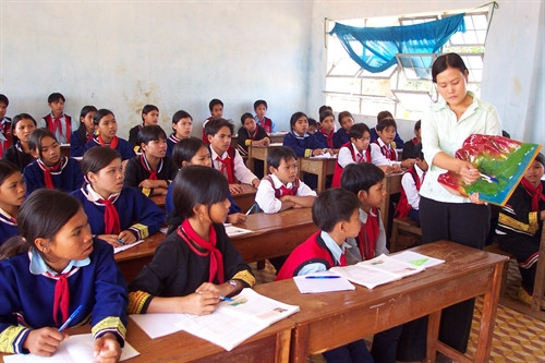 Học sinh dân tộc theo học tại trường Dân tộc nội trú huyện Chư Sê. Ảnh: Văn Thông – TTXVN Học sinh dân tộc theo học tại trường Dân tộc nội trú huyện Chư Sê. Ảnh: Văn Thông – TTXVN