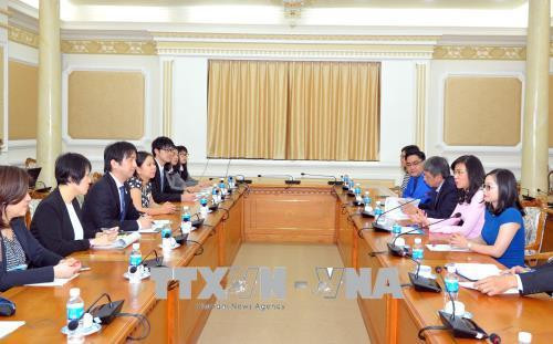 Quang cảnh buổi làm việc. Ảnh: Xuân Khu-TTXVN