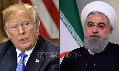 Tổng thống Mỹ Donald Trump (trái) và Tổng thống Iran Hassan Rouhani. Ảnh: AFP/ TTXVN Tổng thống Mỹ Donald Trump (trái) và Tổng thống Iran Hassan Rouhani. Ảnh: AFP/ TTXVN
