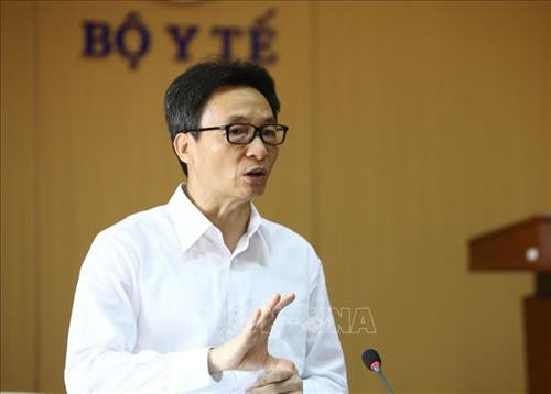 Phó Thủ tướng Vũ Đức Đam, Trưởng Ban chỉ đạo phát biểu. Ảnh: Minh Quyết - TTXVN