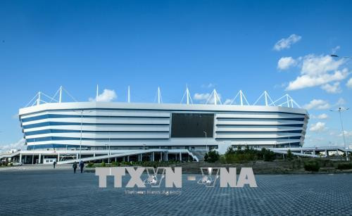 Sân vận động Kaliningrad ở thành phố Kaliningrad (Nga) nơi sẽ diễn ra 4 trận đấu vòng bảng World Cup 2018. AFP/TTXVN Sân vận động Kaliningrad ở thành phố Kaliningrad (Nga) nơi sẽ diễn ra 4 trận đấu vòng bảng World Cup 2018. AFP/TTXVN