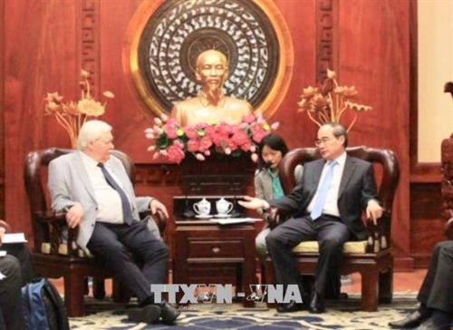 Quang cảnh buổi tiếp. Ảnh: Xuân Khu - TTXVN