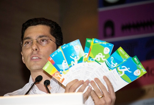 Trong ảnh (tư liệu): Ông Donovan Ferreti trong cuộc họp báo ở Rio de Janeiro, Brazil ngày 30/5. THX/TTXVN