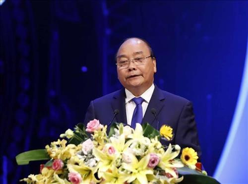 Thủ tướng Nguyễn Xuân Phúc phát biểu. Ảnh: Thống Nhất – TTXVN Thủ tướng Nguyễn Xuân Phúc phát biểu. Ảnh: Thống Nhất – TTXVN