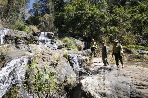 Thác 7 tầng trong khu vực vườn Quốc gia Chư Mom Ray. Ảnh: Hồng Điệp - TTXVN Thác 7 tầng trong khu vực vườn Quốc gia Chư Mom Ray. Ảnh: Hồng Điệp - TTXVN