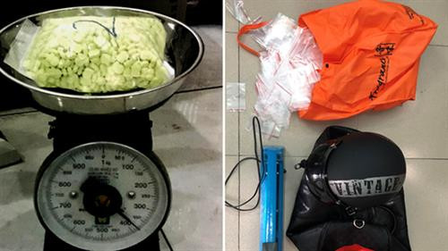 Tang vật thu giữ tại hiện trường vụ án. Ảnh: http://www.sggp.org.vn