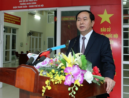 Chủ tịch nước Trần Đại Quang. Ảnh: TTXVN Chủ tịch nước Trần Đại Quang. Ảnh: TTXVN