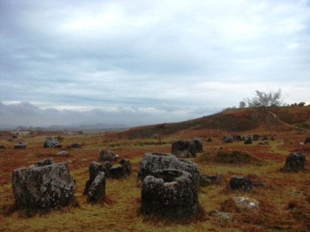Một góc cánh đồng chum.