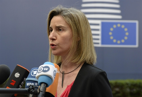 Đại diện cấp cao phụ trách chính sách an ninh và đối ngoại Liên minh châu Âu (EU) Federica Mogherini AFP/ TTXVN