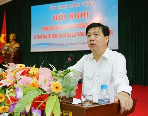 Thứ trưởng, Phó Chủ nhiệm Lê Sơn Hải phát biểu tại Hội nghị.