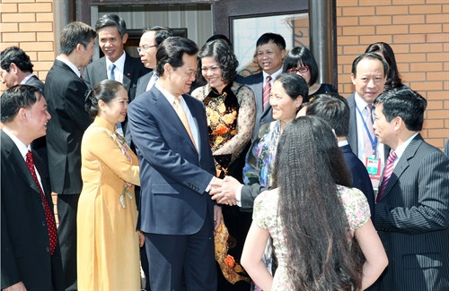 Thủ tướng Nguyễn Tấn Dũng tham dự Lễ ký Hiệp định Thương mại tự do giữa Việt Nam và Liên minh Kinh tế Á - Âu ảnh 13