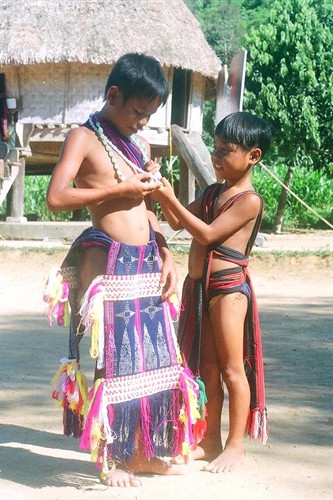 Chiếc khố của trẻ em và thanh niên Cơ - tu Chiếc khố của trẻ em và thanh niên Cơ - tu