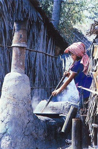 Nấu đường thốt nốt ở An Giang Nấu đường thốt nốt ở An Giang