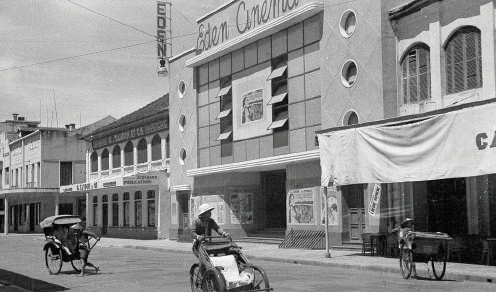 Rạp Eden (nay là rạp Công Nhân) trên phố Paul Bert.
