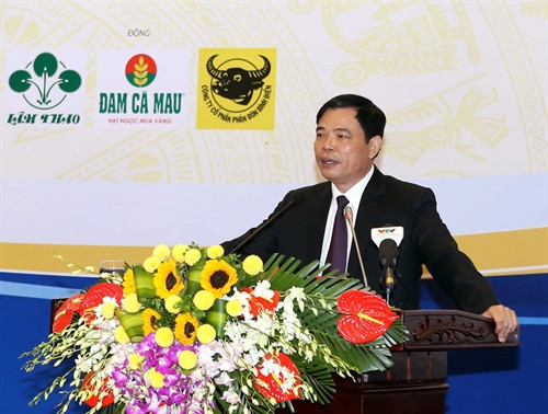 Ông Nguyễn Xuân Cường, Ủy viên Trung ương Đảng, Bộ trưởng Bộ Nông nghiệp và Phát triển nông thôn phát biểu tại Diễn đàn. Ảnh: TTXVN Ông Nguyễn Xuân Cường, Ủy viên Trung ương Đảng, Bộ trưởng Bộ Nông nghiệp và Phát triển nông thôn phát biểu tại Diễn đàn. Ảnh: TTXVN