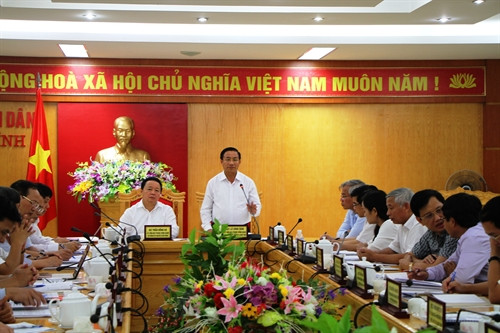 Quang cảnh buổi làm việc. Ảnh: Hoàng Ngà – TTXVN Quang cảnh buổi làm việc. Ảnh: Hoàng Ngà – TTXVN