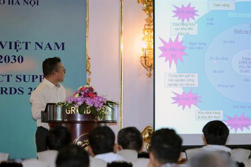 Tại hội thảo, nhiều đơn vị tư vấn xây dựng các chợ đầu mối, chuỗi cung ứng nông sản quốc tế đã tham gia tham luận. Theo kinh nghiệm của các chuyên gia, việc xây dựng chợ đầu mối là phương án rất hiệu quả để bảo đảm việc quản lý an toàn thực phẩm và tạo cơ hội giao thương không chỉ trong nước mà cả quốc tế.