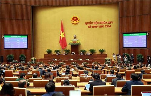 Biểu quyết thông qua Nghị quyết kỳ họp thứ 8, Quốc hội khóa XIV. Ảnh: Doãn Tấn - TTXVN Biểu quyết thông qua Nghị quyết kỳ họp thứ 8, Quốc hội khóa XIV. Ảnh: Doãn Tấn - TTXVN