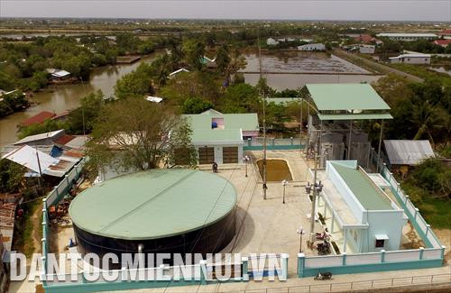 Trạm cấp nước khu vực 4 thuộc công trình Hệ thống cấp nước liên xã huyện An Minh vừa khánh thành đầu năm 2018, cung cấp nước sinh hoạt ổn định cho người dân 5 xã ven biển: Tây Yên, Nam Yên, Tây Yên A, Nam Thái và Nam Thái A