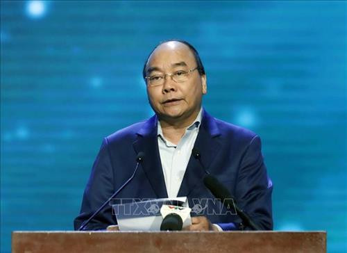Thủ tướng Nguyễn Xuân Phúc phát biểu tại chương trình. Ảnh: Thống Nhất – TTXVN Thủ tướng Nguyễn Xuân Phúc phát biểu tại chương trình. Ảnh: Thống Nhất – TTXVN