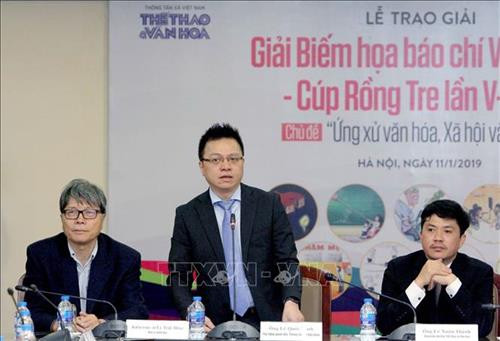 Ông Lê Quốc Minh, Phó Tổng giám đốc Thông tấn xã Việt Nam phát biểu. Ảnh: Quang Quyết-TTXVN Ông Lê Quốc Minh, Phó Tổng giám đốc Thông tấn xã Việt Nam phát biểu. Ảnh: Quang Quyết-TTXVN