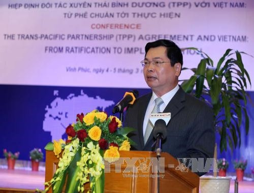 Hình ảnh ông Vũ Huy Hoàng ngày 4/3/2016. Ảnh: An Đăng/TTXVN