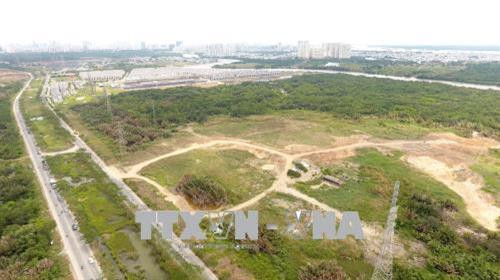 Khu đất hơn 32 ha được Công ty Tân Thuận chuyển nhượng không đúng quy định cho Công ty Quốc Cường Gia Lai. Ảnh: TTXVN phát Khu đất hơn 32 ha được Công ty Tân Thuận chuyển nhượng không đúng quy định cho Công ty Quốc Cường Gia Lai. Ảnh: TTXVN phát