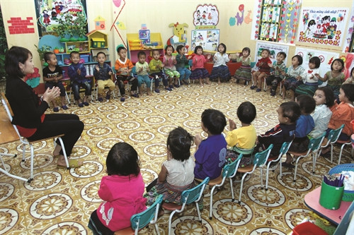 Đến nay, 178/180 xã của tỉnh Yên Bái đã hoàn thành phổ cập giáo dục mầm non cho trẻ em 5 tuổi.