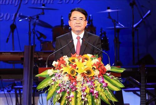 Phó Chủ tịch Ủy ban nhân dân thành phố Hải Phòng Lê Khắc Nam phát biểu tại buổi lễ. Ảnh: An Đăng - TTXVN Phó Chủ tịch Ủy ban nhân dân thành phố Hải Phòng Lê Khắc Nam phát biểu tại buổi lễ. Ảnh: An Đăng - TTXVN